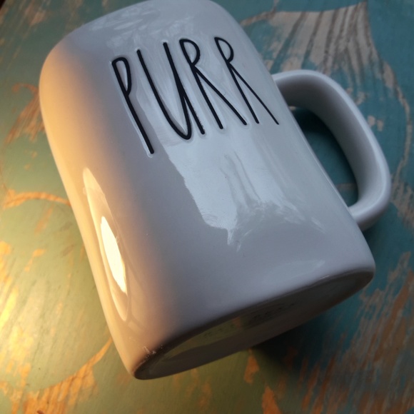 Rae Dunn Mug PURR Coffee Cup Gift NEW Nwt - Picture 2 of 6